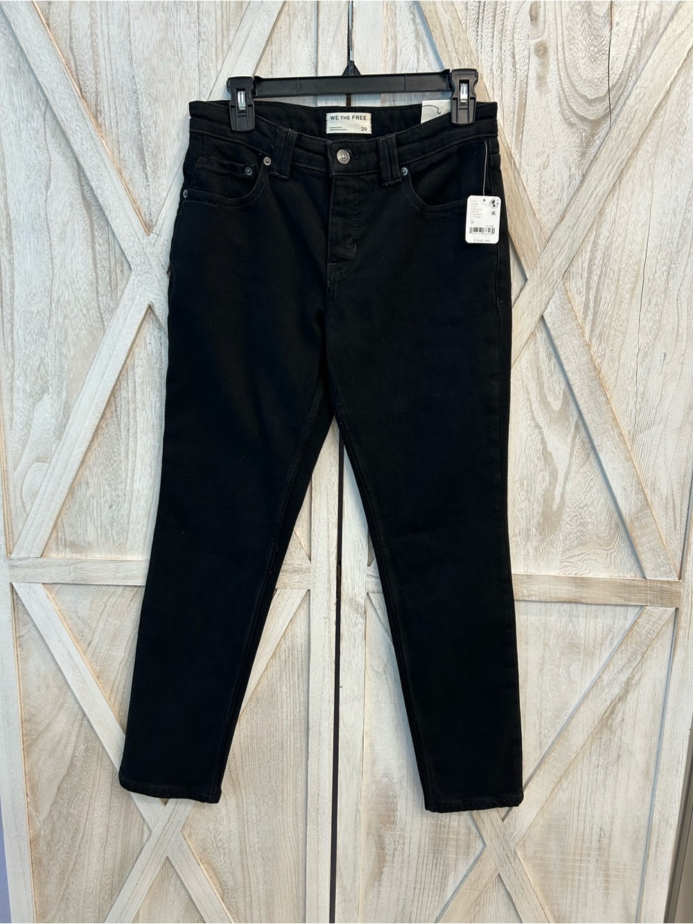 We The Free Women’s Black Straight Leg Jeans
